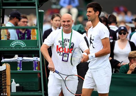 Novak Djokovic Confirms Andre Agassi Will Remain His Coach Daily Mail