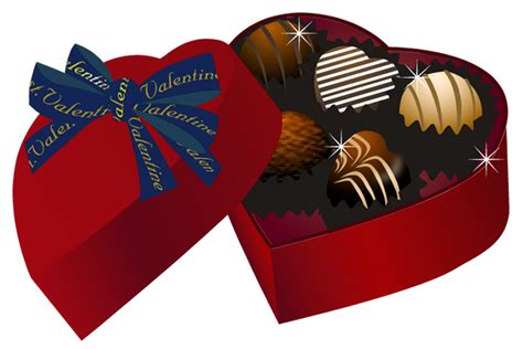 Valentine Red Heart Chocolate Box Png Clipart Gallery Yopriceville