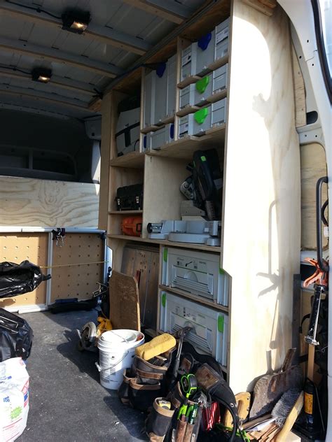 New Van Racking Van Racking Work Truck Storage Van Shelving