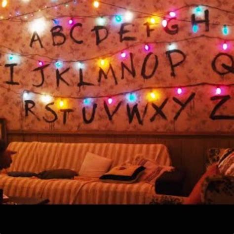 Stranger Things Alphabet Removable Wall Letters Small