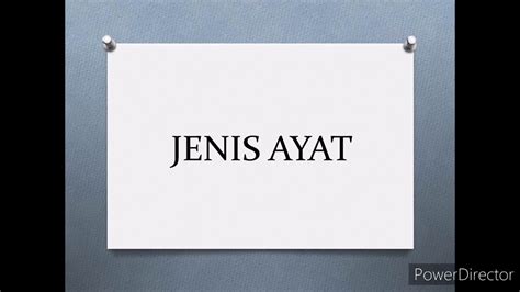 Jenis Jenis Ayat Dalam Bahasa Melayu Podcast Bahasa Kebangsaan A Open