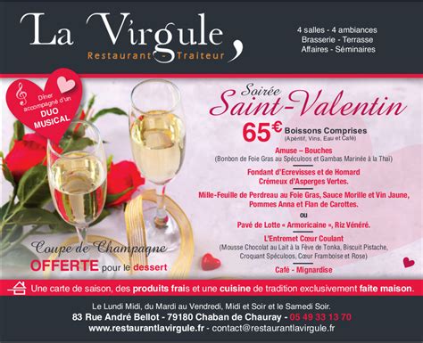 St Valentin Restaurant La Virgule
