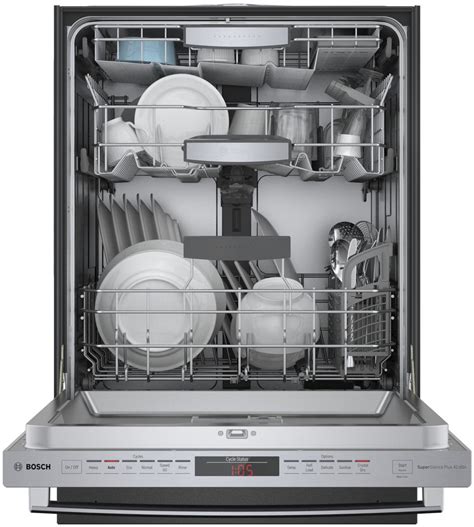 Bosch 800 Series 24 Top Control Built In Dishwasher With Crystaldry