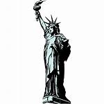 Liberty Statue Clipart Clip Svg Cliparts Vector