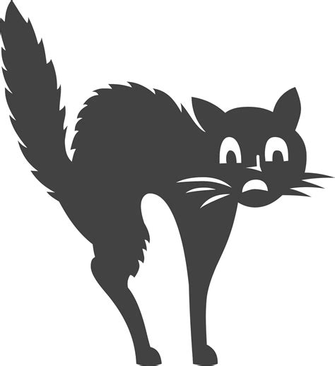 Frightened Cat Clipart Png