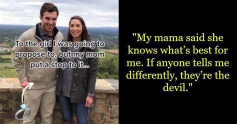 Bizarre Moment Mother Interrupts Her Own Sons Proposal To Warn Him Not