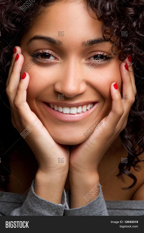 smiling black woman image and photo free trial bigstock