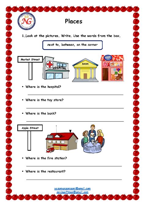 48 Free Directions Giving And Asking Worksheets
