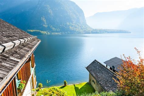Premium Photo Beautiful View Of Hallstatter Lake In Hallstatt Village