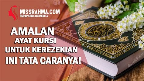 Demikianlah doa yang bisa anda amalkan terkait dengan kelancaran rezeki dan juga menjadga diri dari kufur nikmat. Amalan Ayat Kursi Untuk Kerejekian, Ini Tata Cara yang ...