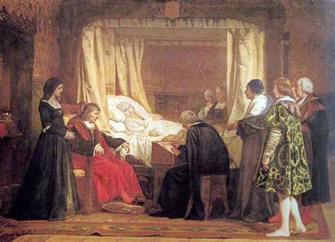 El Testamento De Isabel La Católica De Eduardo Rosales 1864 Queen