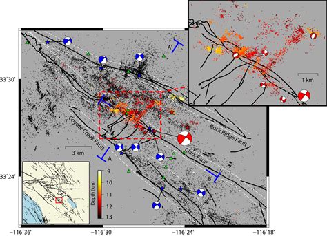 Abundant Off Fault Seismicity And Orthogonal Structures In The San
