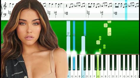 Madison Beer Reckless Piano Tutorial Sheets Youtube