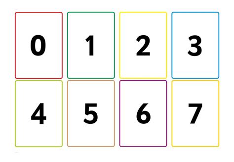 Free Printable Number Flashcards Counting Cards The Many Little Joys
