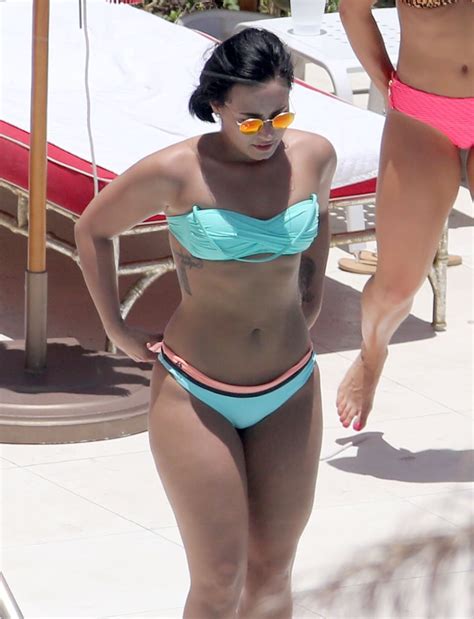 Demi Lovato Looks Fit And Fierce In Her Bikini