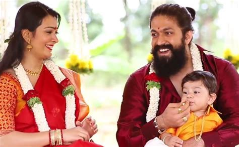 Kgf Actor Yash And Wife Radhika Pandit Name Their Son Yatharv
