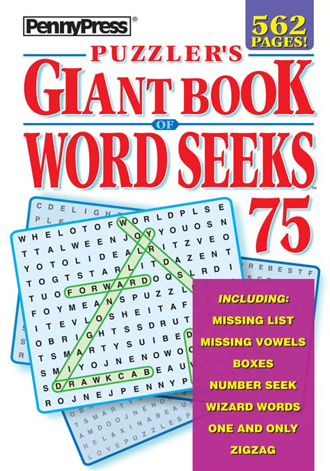 Puzzlers Giant Book Of Word Seeks Penny Dell Puzzles