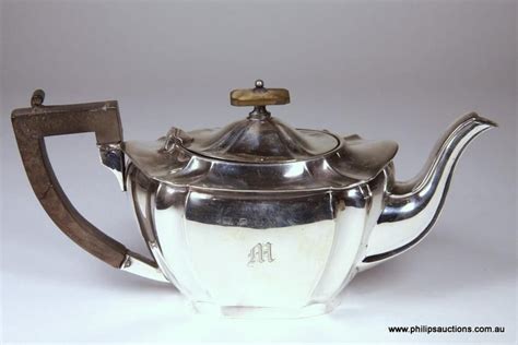Edwardian Sterling Silver Teapot By William Mammatt And Son Tea