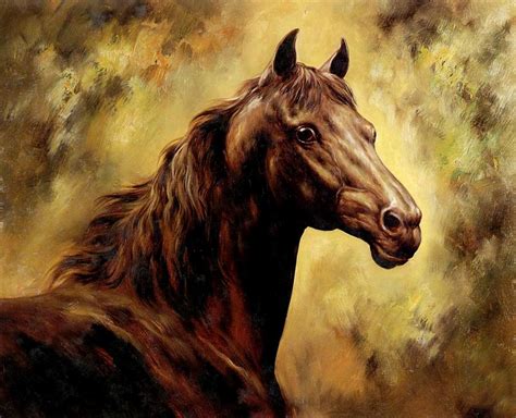 A Horse Painting By Yuki Othsuka Fine Art America