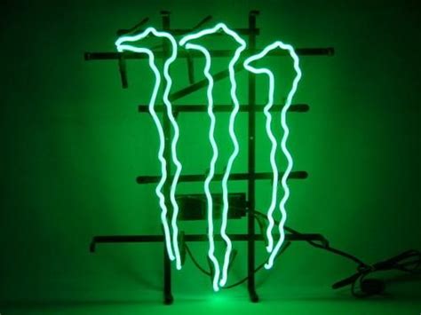 Monster Drink Neon Sign Neon Signs Monster Energy Drink Monster Energy