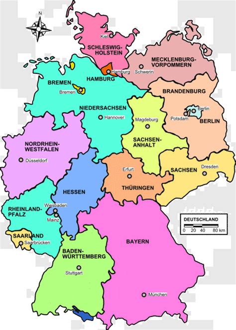Germany Map Map Pictures