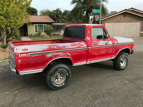 1976 Ford F150 Ranger Xlt 4x4 Short Bed Pickup Classic Ford F 150