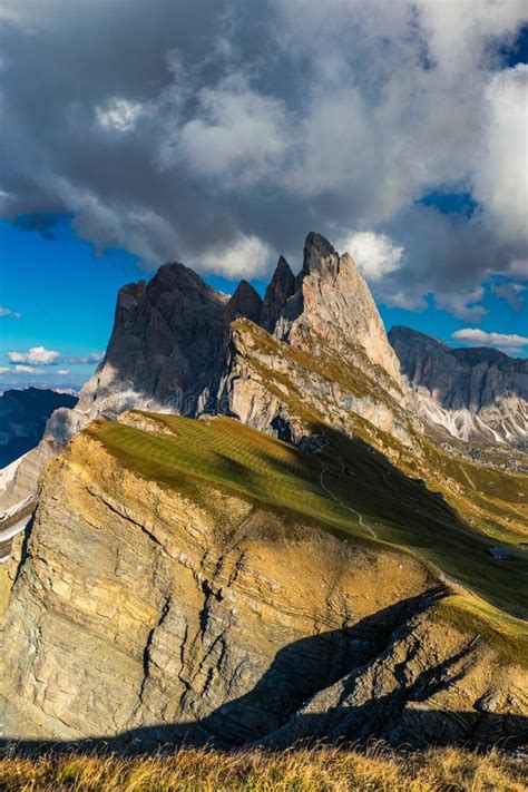 View On Seceda Peak Trentino Alto Adige Dolomites Alps South Tyrol