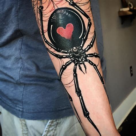 Black Widow Tattoo Designs Ideas And Meaning