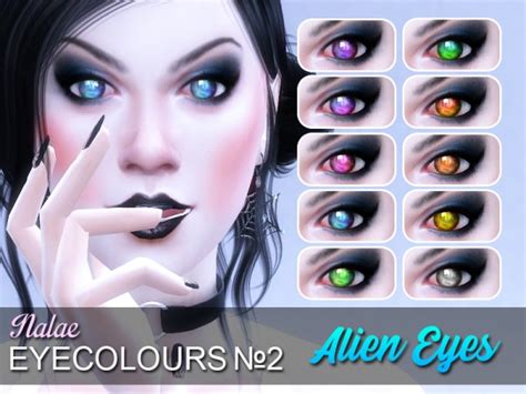 Mod The Sims Alien Eyes By Nalae • Sims 4 Downloads