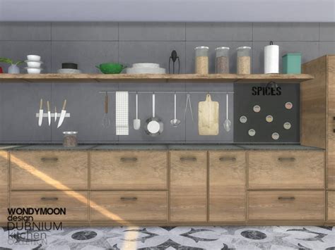 Scan this qr code with your phone. The Sims Resource: Dubnium Kitchen Decorations by wondymoon • Sims 4 Downloads