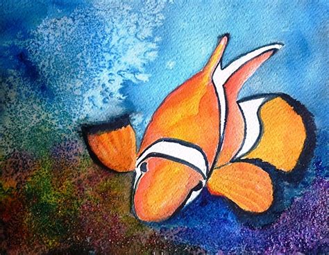 Clown Fish Painting At Explore Collection Of Clown