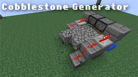 Minecraft Fastest Cobblestone Generator 1 6 ALL VERSIONS