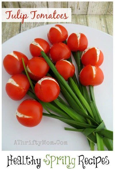 Maybe you would like to learn more about one of these? Healthy Spring Recipes ~ TULIP TOMATOES, (Mothers Day ...