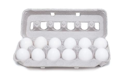 Unprinted Jumbo Egg Cartons 2x6 Packed 200 Case
