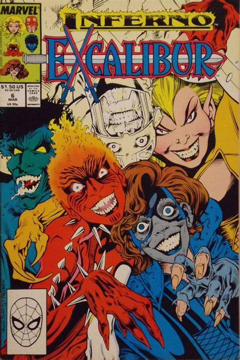 Excalibur Vol 1 6 Cover Art By Alan Davis And Paul Neary Comic Books
