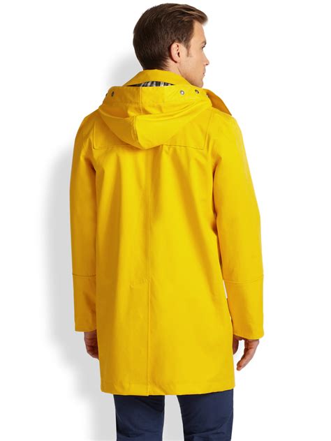 Lyst Polo Ralph Lauren Rlx Toggle Coat In Yellow For Men