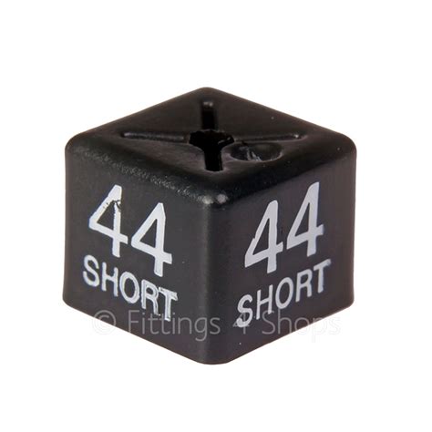 50x Menswear Whiteblack Size Cubes 44 Short Fittings 4 Shops