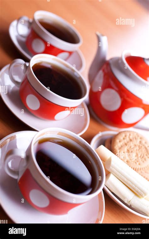 Three Cups A Tea Hi Res Stock Photography And Images Alamy