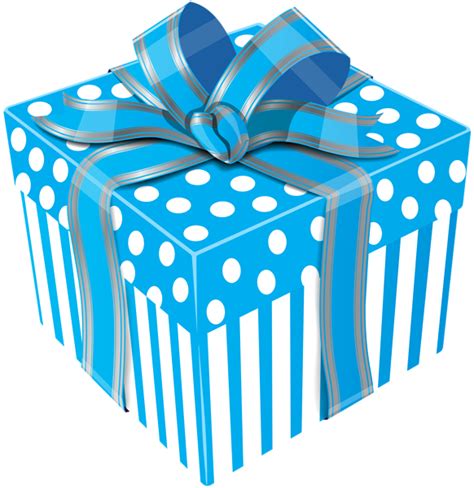 Cute Blue Gift Box Transparent Png Clip Art Image Artofit