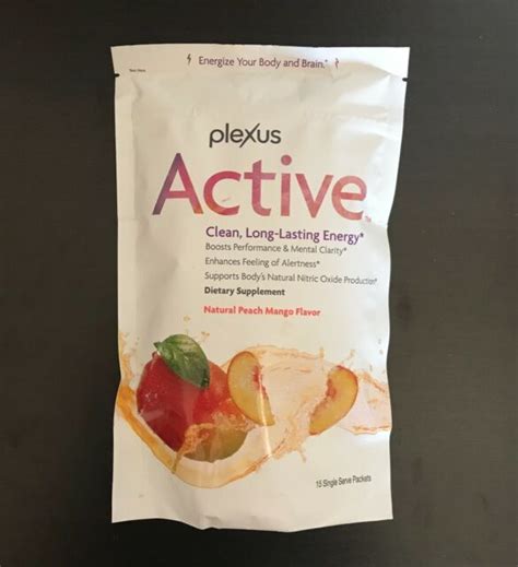 Plexus Active Clean Lasting Energy Peach Mango15 Packets1221🚐same