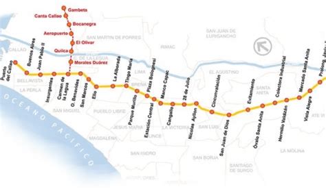 Línea 2 Del Metro De Lima Mira El Mapa Y Ruta Del Tren Que Unirá Ate