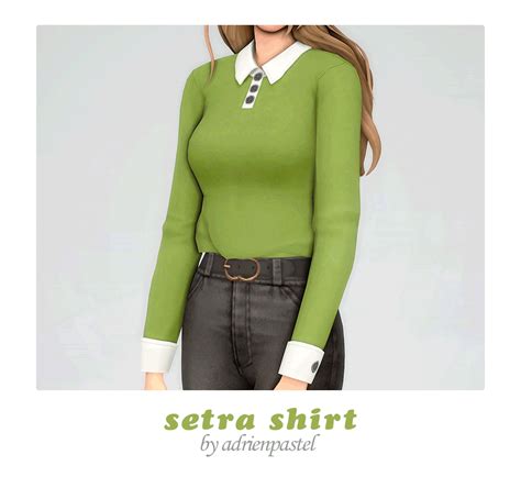 Adrienpastel — 📑 Setra Shirt· Back To The Female Cc And Named