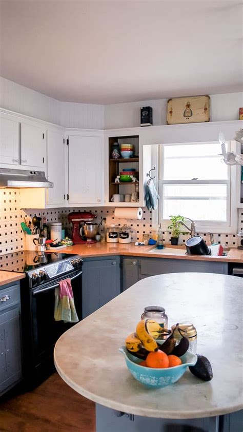 I like the puzzle aspect of diy projects, plotting how to skirt constraints to achieve an aesthetic result. Colorful Kitchen Makeover Reveal Full of DIY Projects