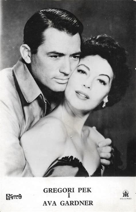 Gregory Peck And Ava Gardner In The Snows Of Kilimanjaro A Photo On