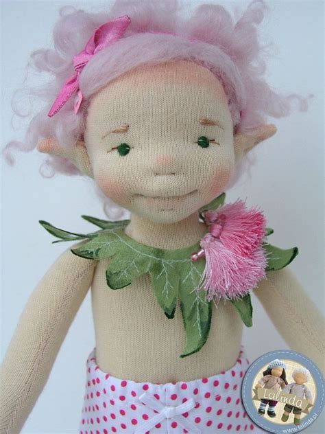 Fairy Natural Fiber Art Doll By Lalinda Pl Feltragem Feltragem