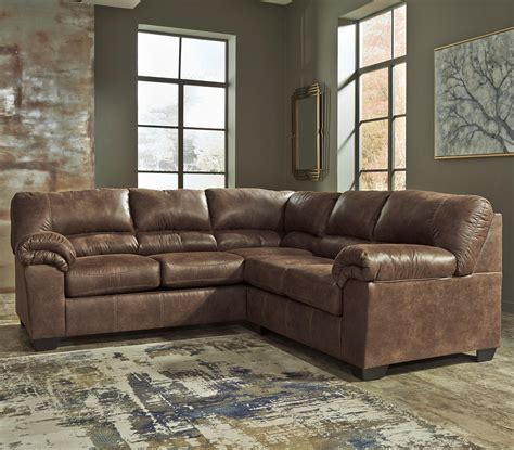 signature design by ashley bladen two piece faux leather sectional find your furniture