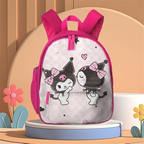Kuromi Backpack Melody Hello Backpack Waterproof Schoolbag For Kids