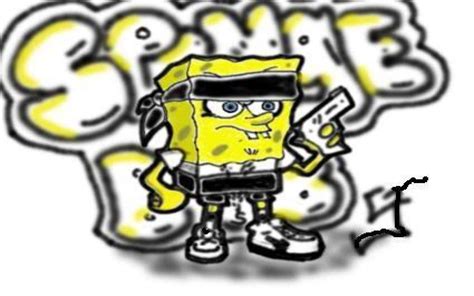 Gangsta Spongebob Drawings