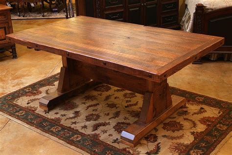 May 22, 2013 · free diy cedar patio table woodworking plans inpsired by the pottery barn chatham rectangular dining table. Rocky Creek Rustic Trestle Dining Set | Diy dining room table, Barn wood, Barnwood dining table