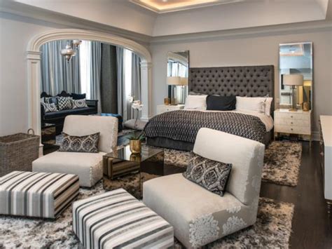 These stunning master bedrooms from austin portfolio real estate exemplify the notion of luxurious havens of relaxation and privacy, and are sure to win. Transitional Gray Master Bedroom With Sitting Area | HGTV